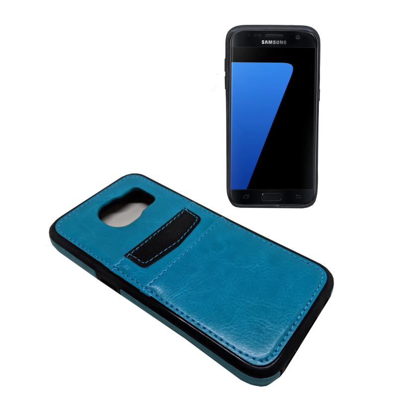SAMSUNG S7 POCKET HARD CASE LIGHT BLUE