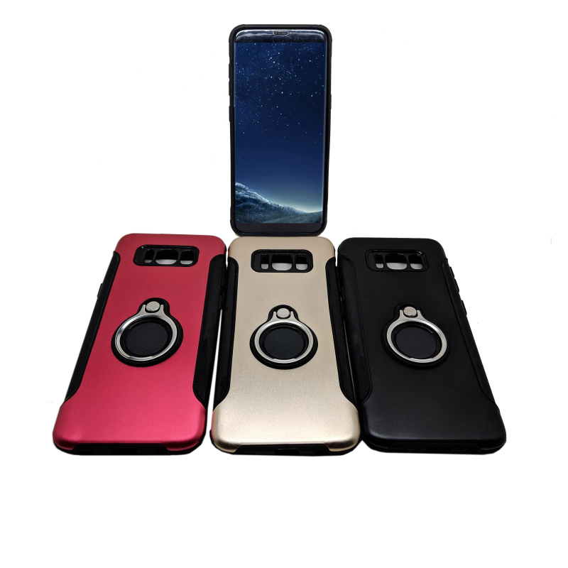 SAMSUNG S8 NEW RING CASE RED