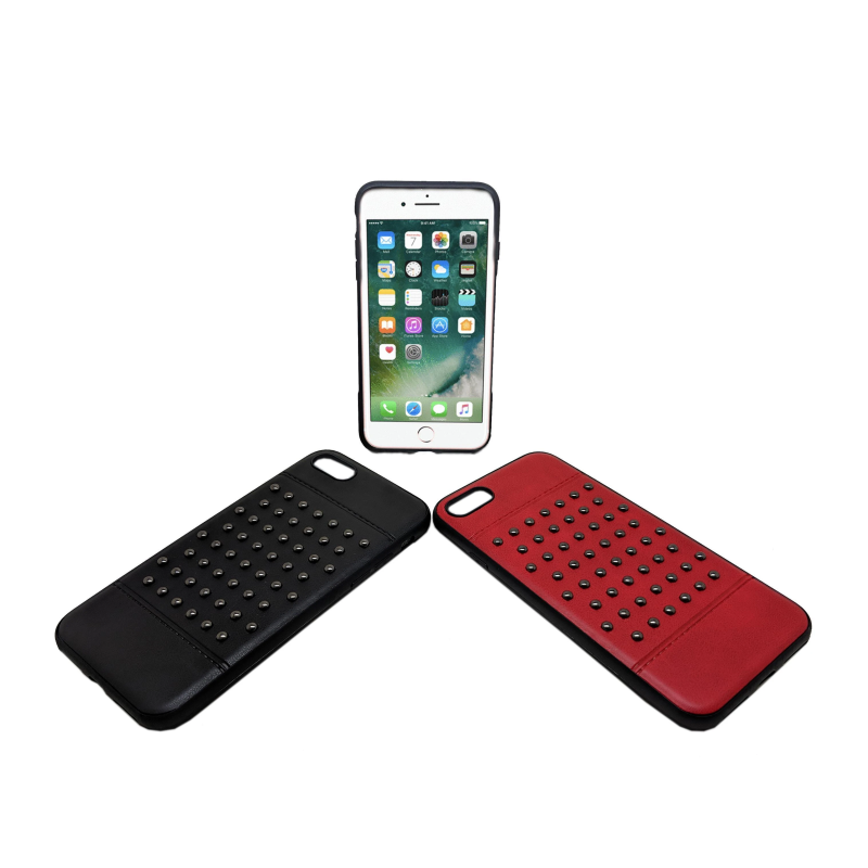 IPHONE 7/8 METAL BALL CASE RED
