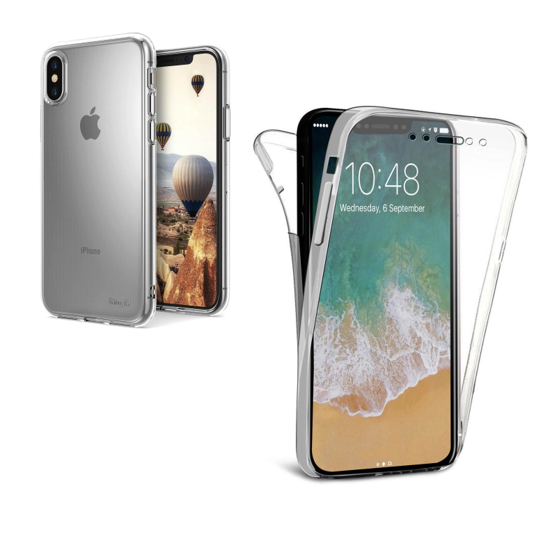 IPHONE X FRONT BACK TPU CLEAR