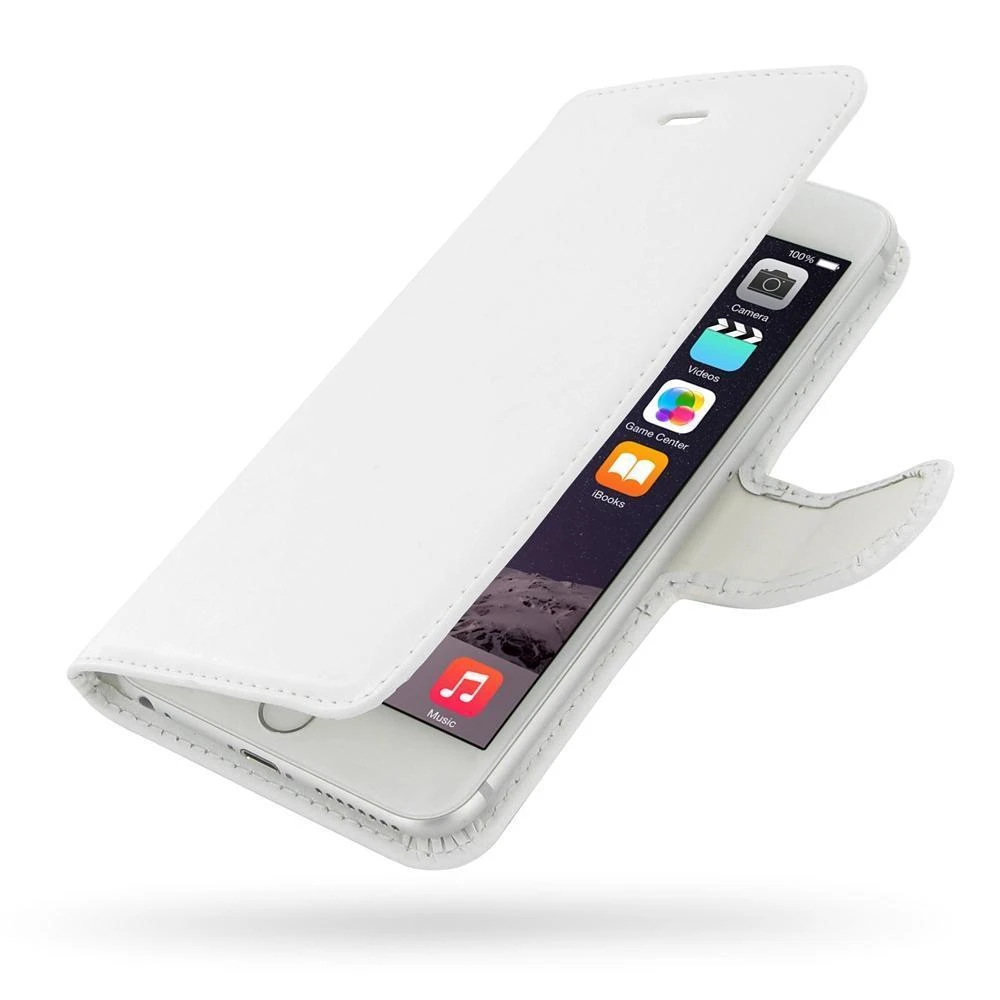 IPHONE 6 PLUS BOOK FLIP CASE WHITE