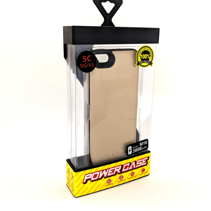 IPHONE 5 POWER CASE GOLD