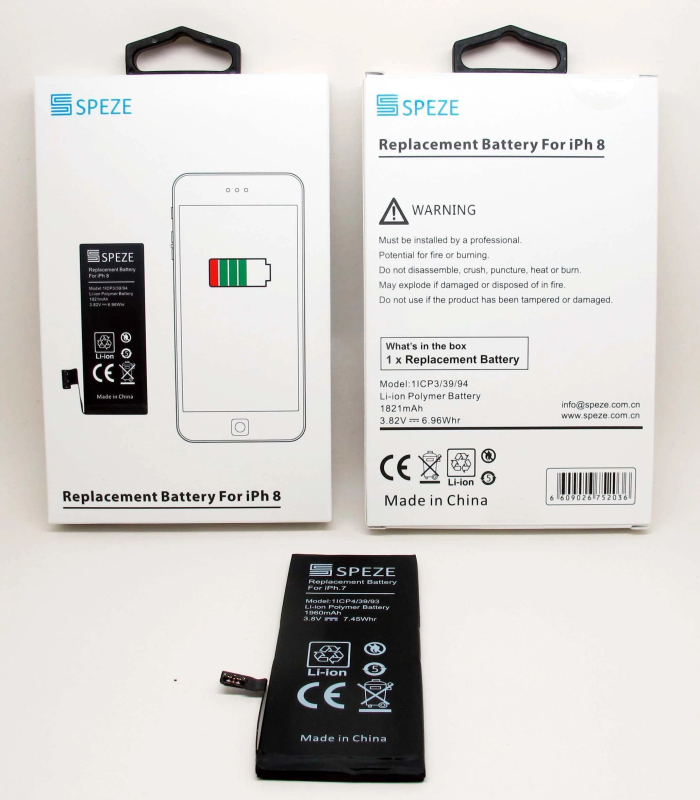 SPEZE IPHONE 8 COMPATIBLE BATTERY